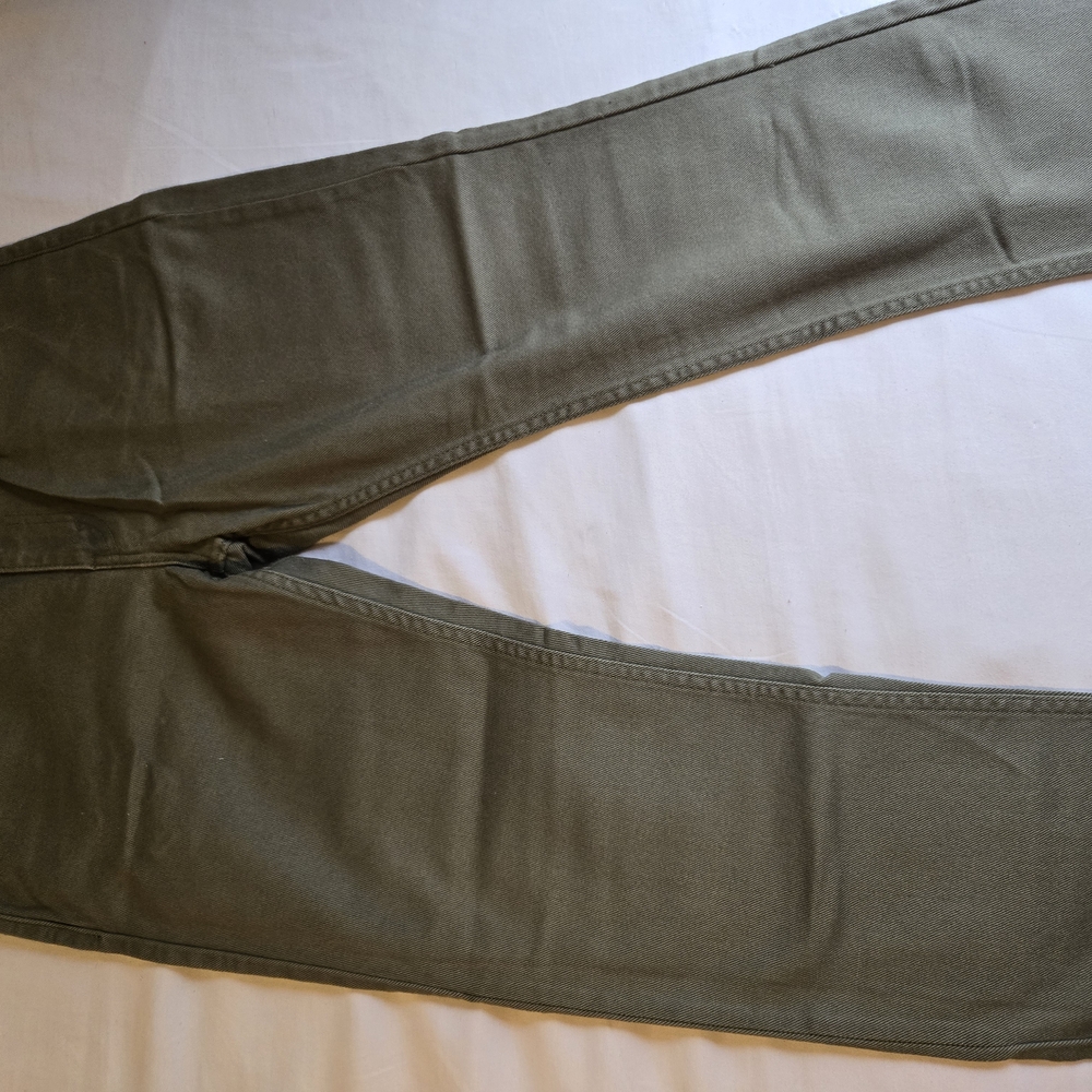 Levi's Olive Denim Pants